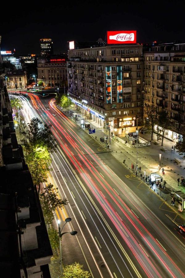 Apartment With Panoramic Terrace In City Center ブカレスト エクステリア 写真